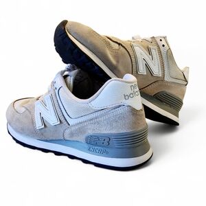 New Balance Beige and Gray Women's Shoes